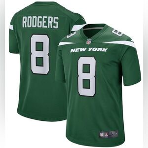 Green #8 Rodgers Nike New York Football Jersey